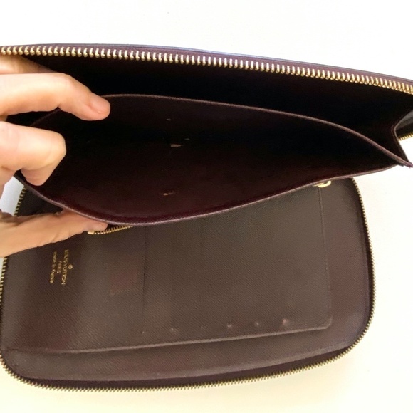 Louis Vuitton Taiga Atoll Brown Travel Organizer - Picture 12 of 12